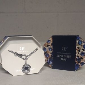 Bomb Party Birthday Collection September 2025 Sapphire Necklace, NWT